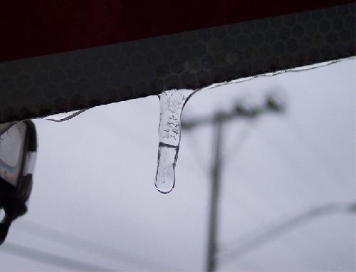 Hanging Ice