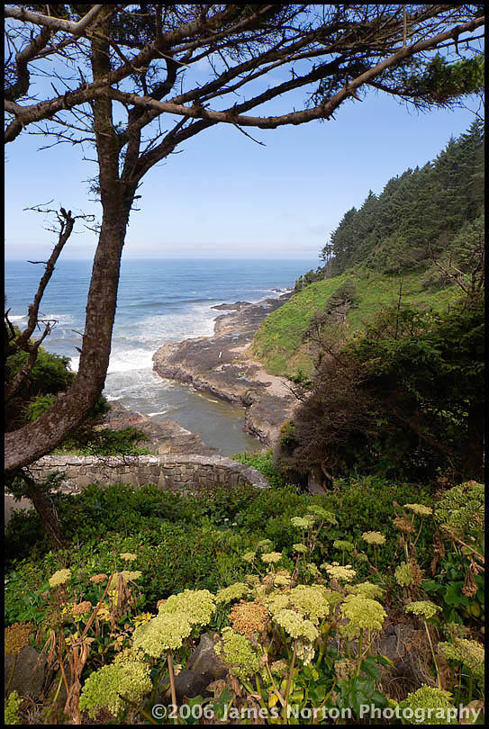 Devil's Churn on the Oregon Coastline