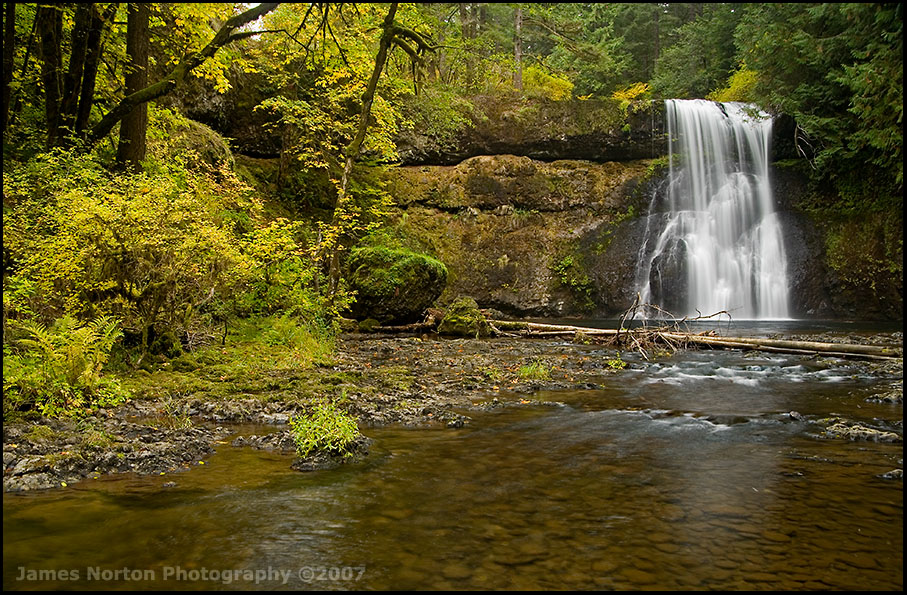Silver Creek Falls In The Fall