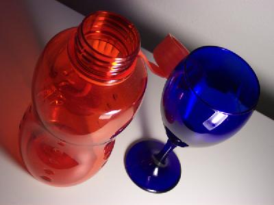 Blue Wine Glasses