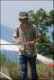 Hang Glider Pilot Setting Up Glider